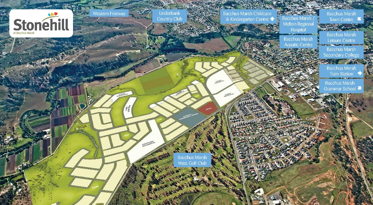 Stonehill Estate overhead map
